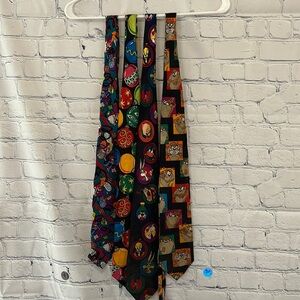 Assortment of Rare Vintage Looney Tunes, Angelica, Frattelli Men’s Ties